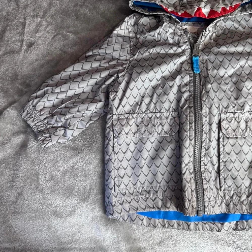 Carters Infant Shark head Rain Coat size 12 months